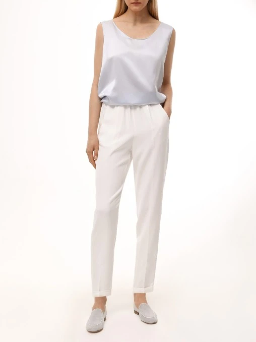 Топ шелковый KITON