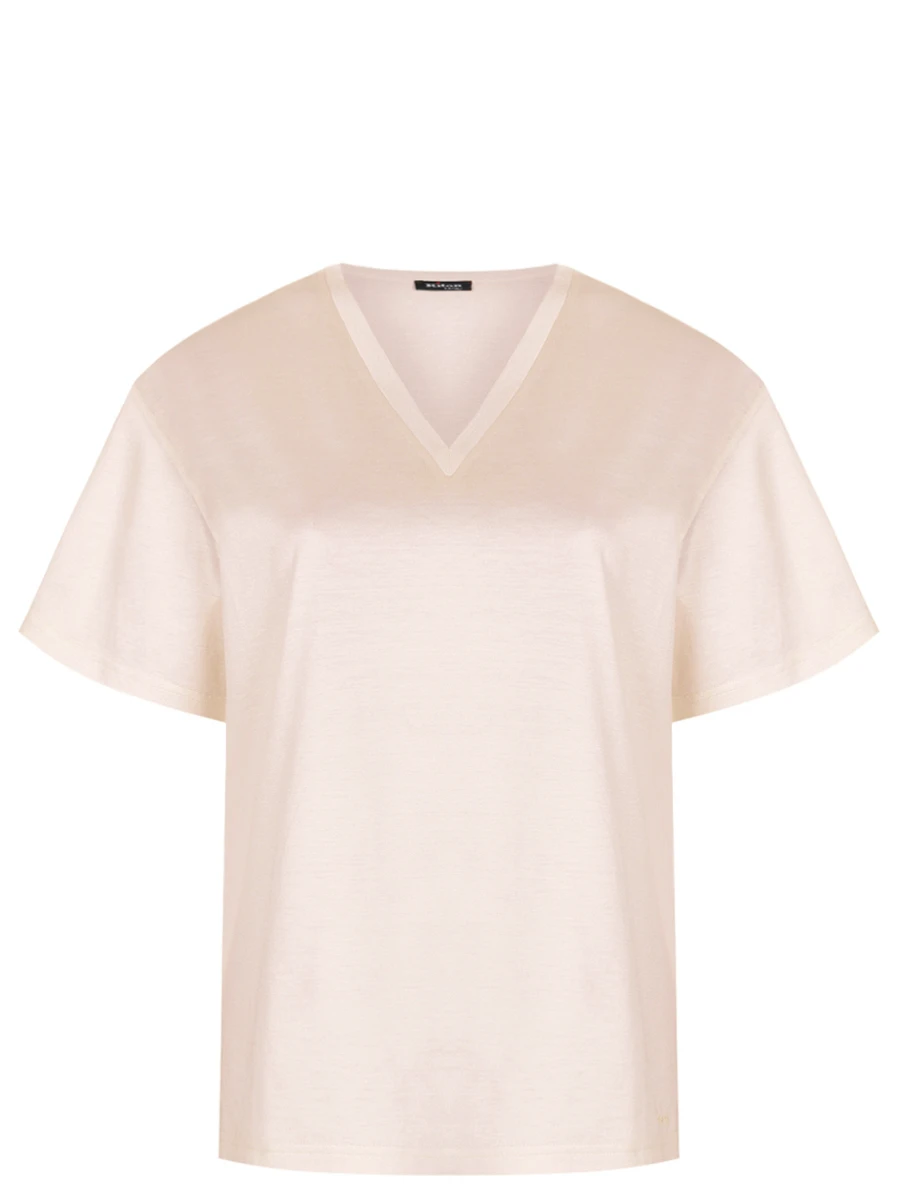 Футболка из шелка и хлопка