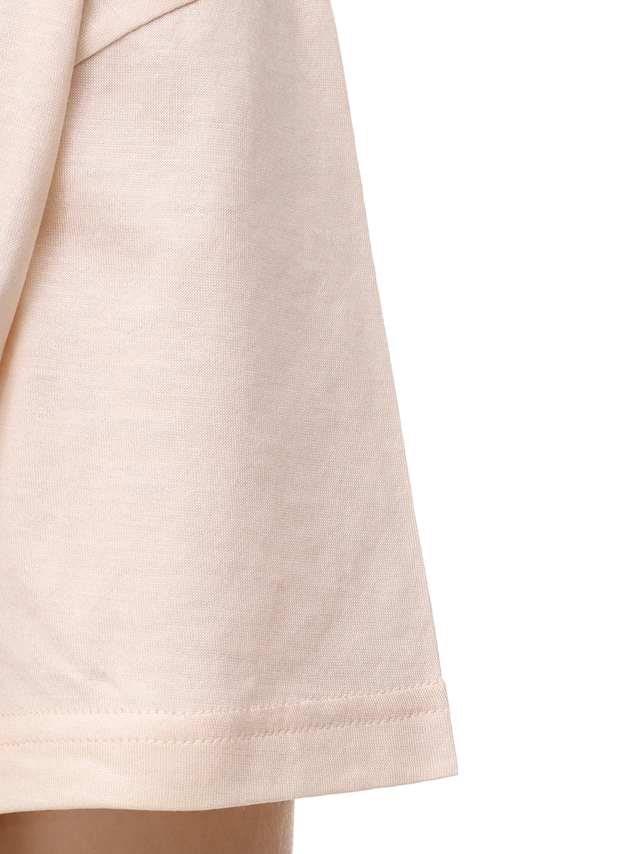 Футболка из шелка и хлопка