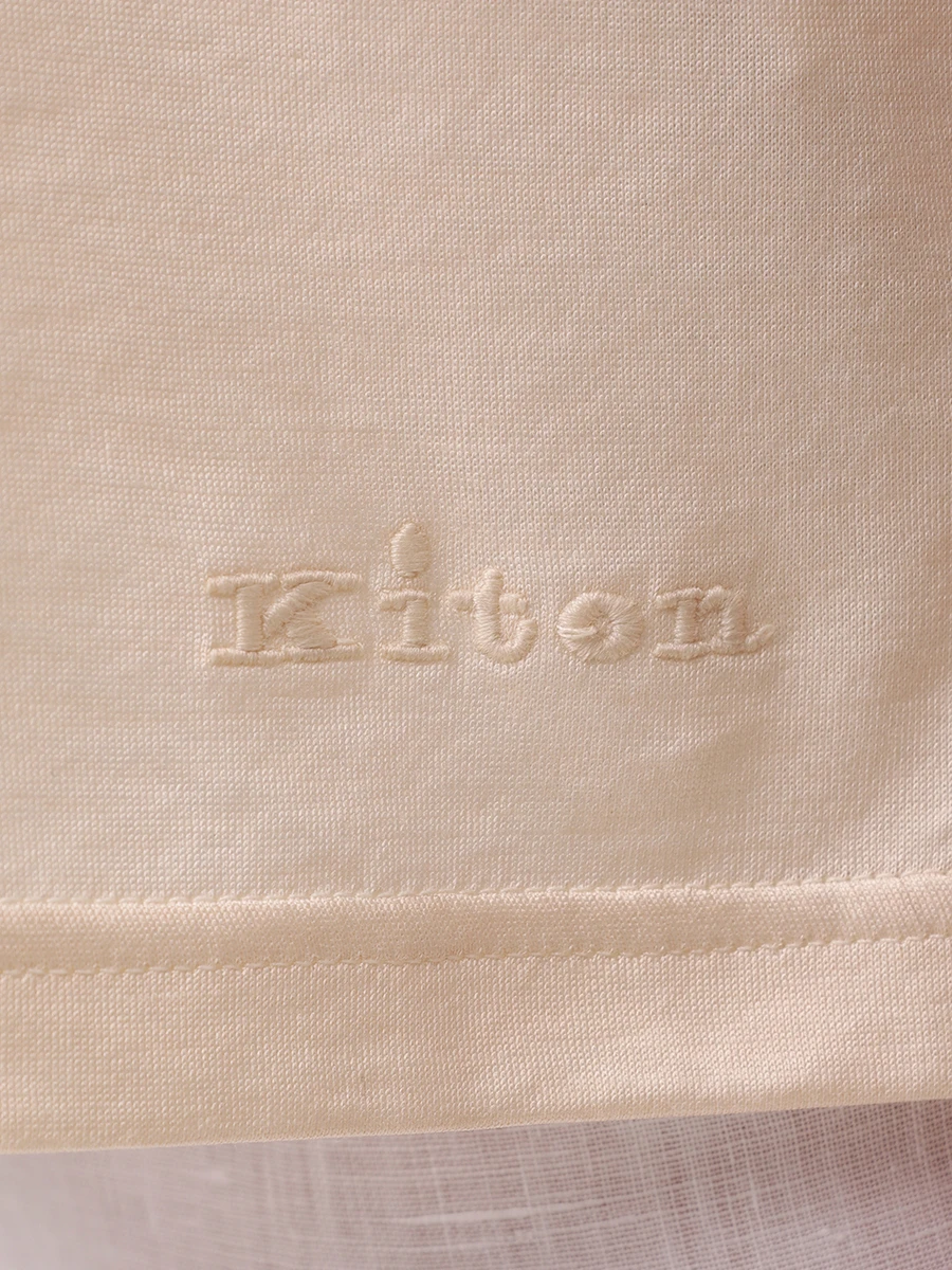 Футболка из шелка и хлопка