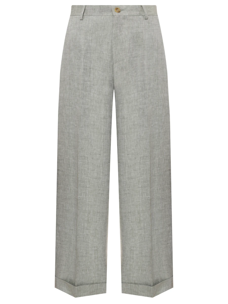 Брюки льняные