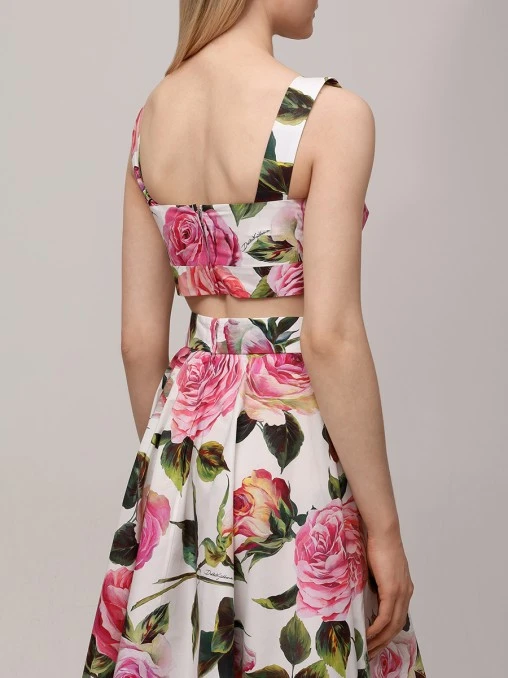 Топ хлопковый DOLCE & GABBANA