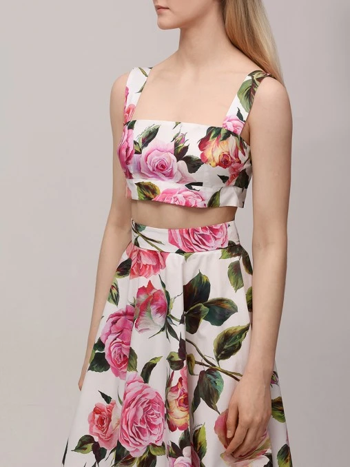 Топ хлопковый DOLCE & GABBANA