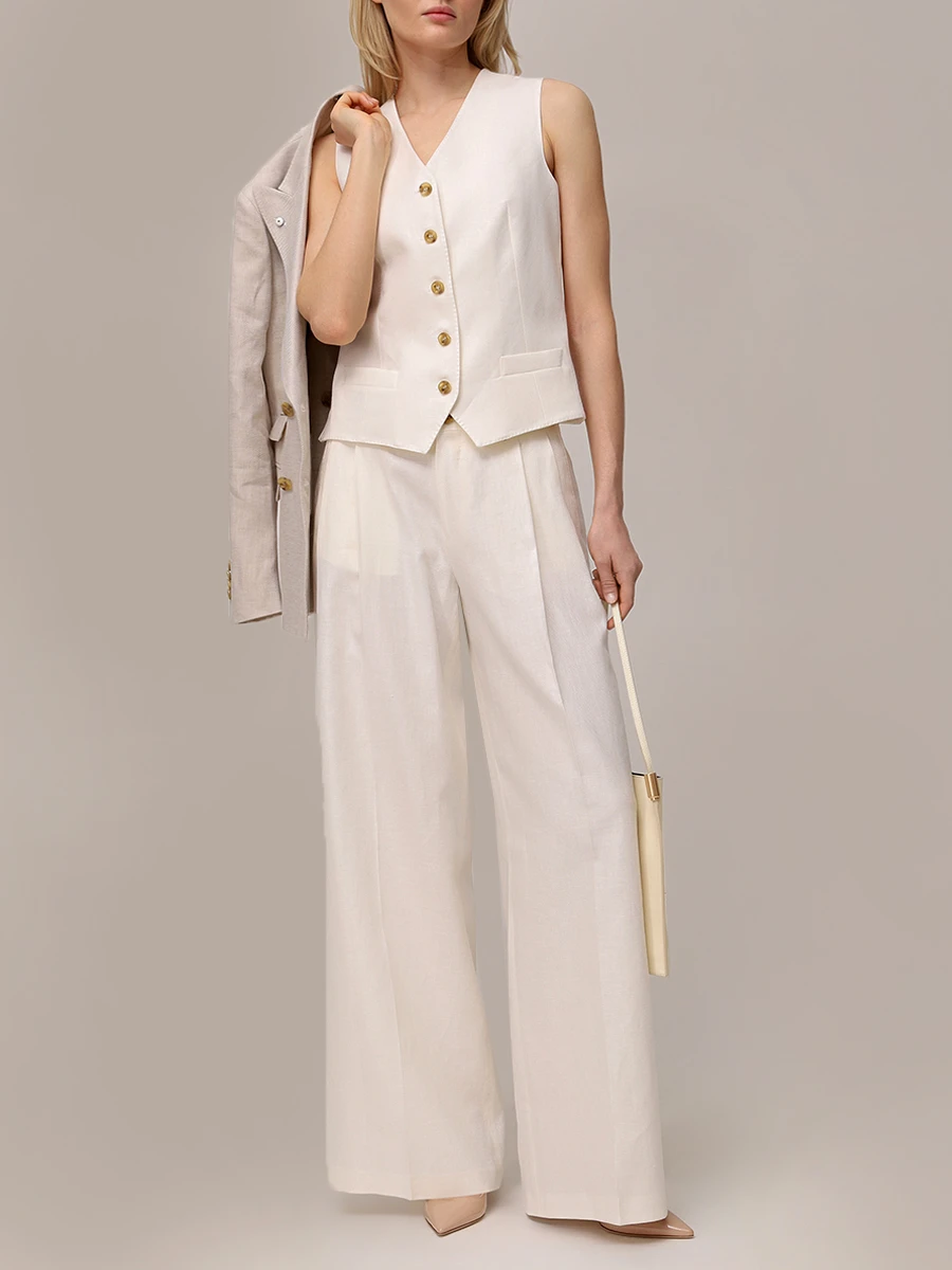 Костюм из льна и хлопка