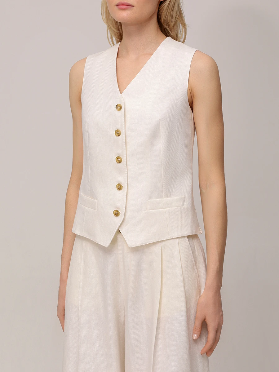 Костюм из льна и хлопка