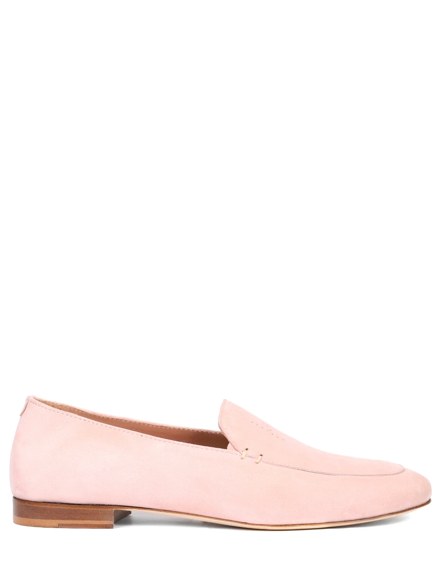 Лоферы замшевые