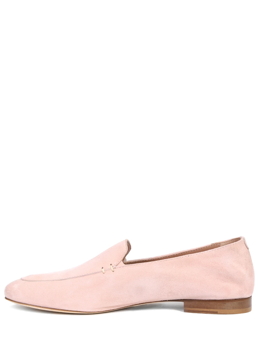 Лоферы замшевые