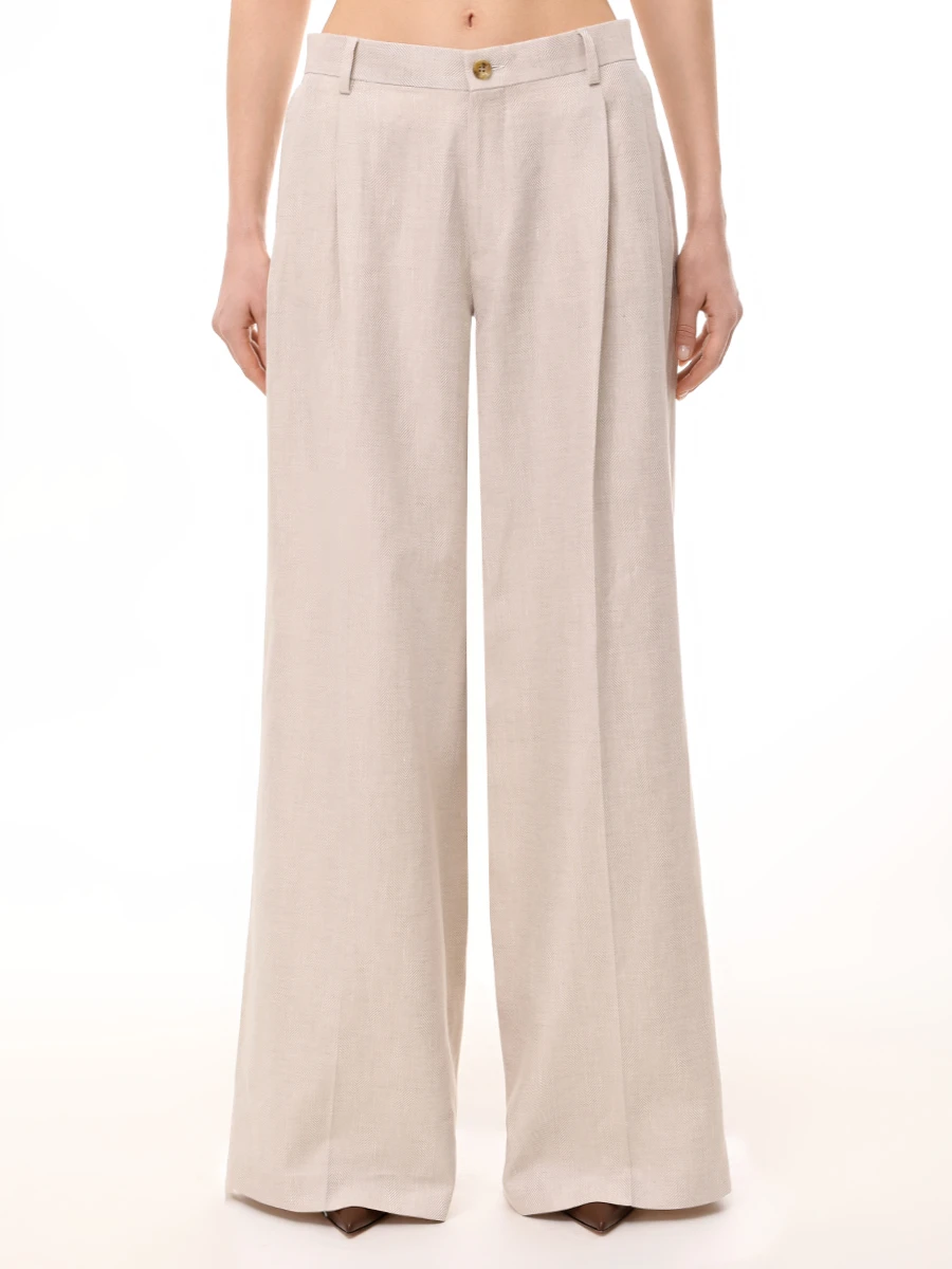 Костюм из льна и хлопка