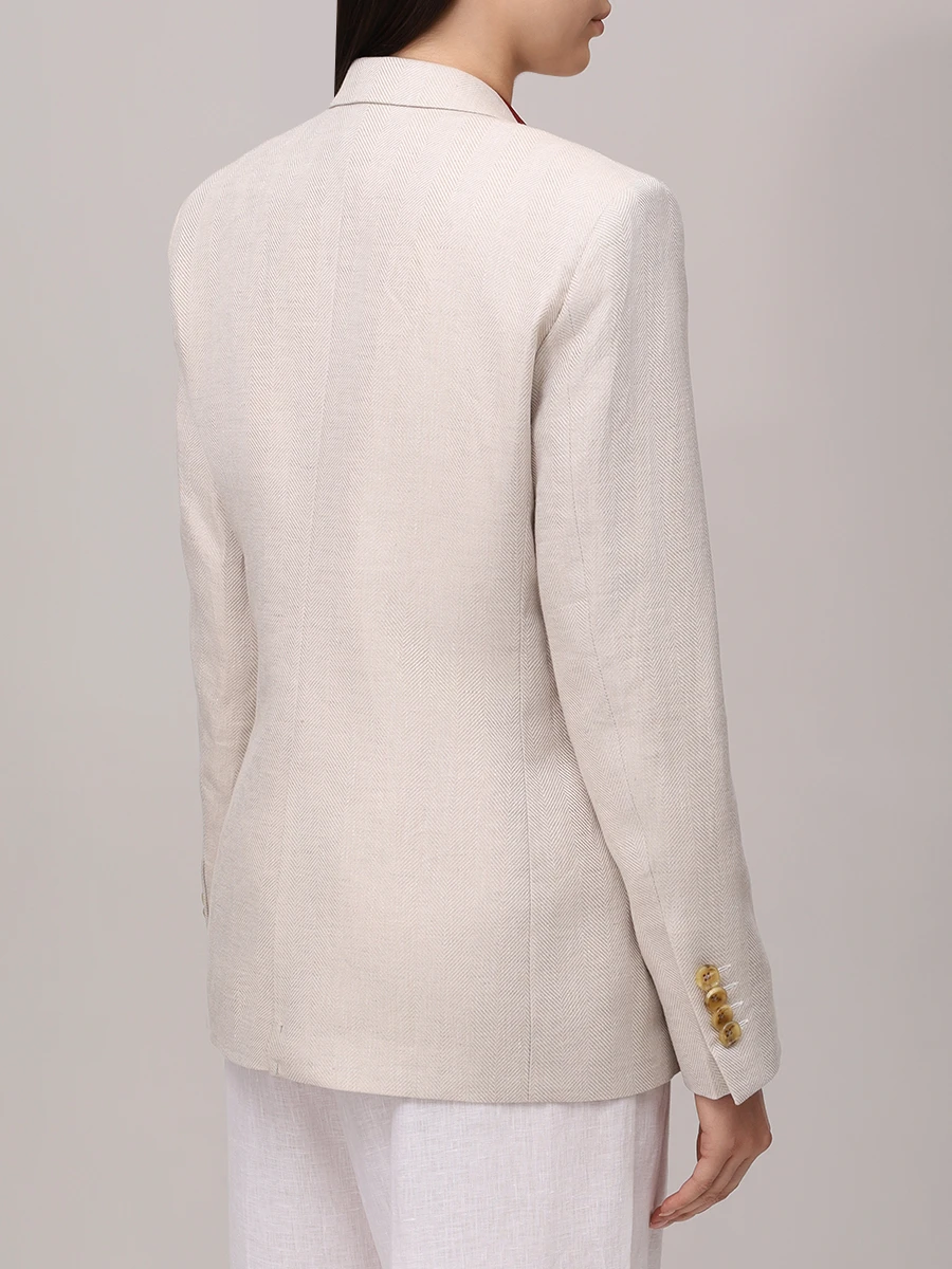 Пиджак изо льна и хлопка