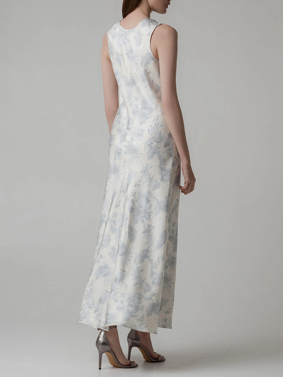 Платье шелковое