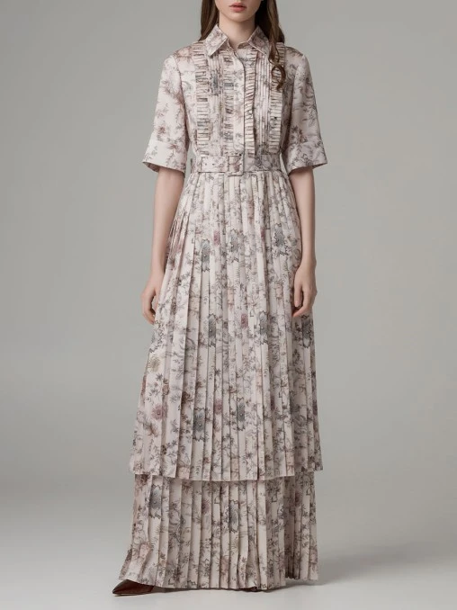 Платье из твила IRKE