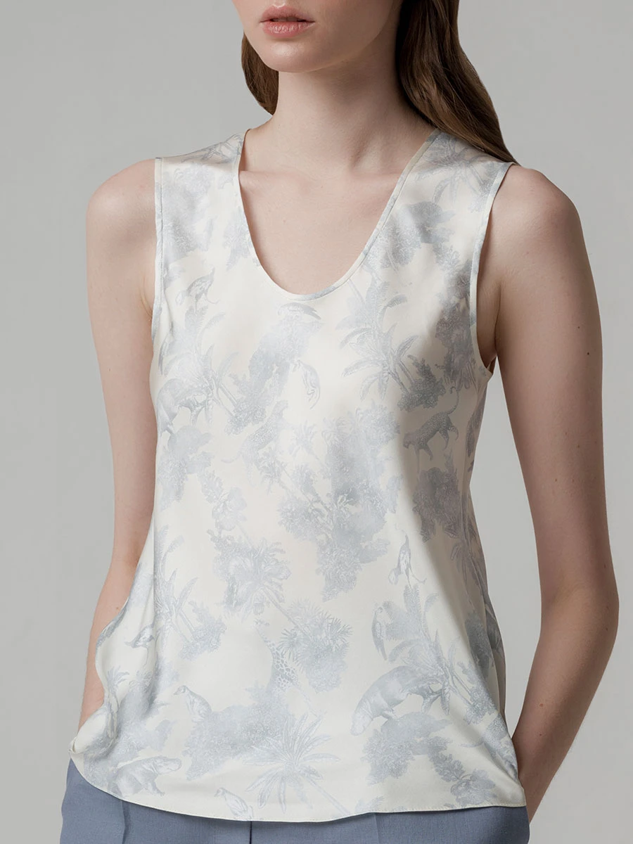 Топ шелковый