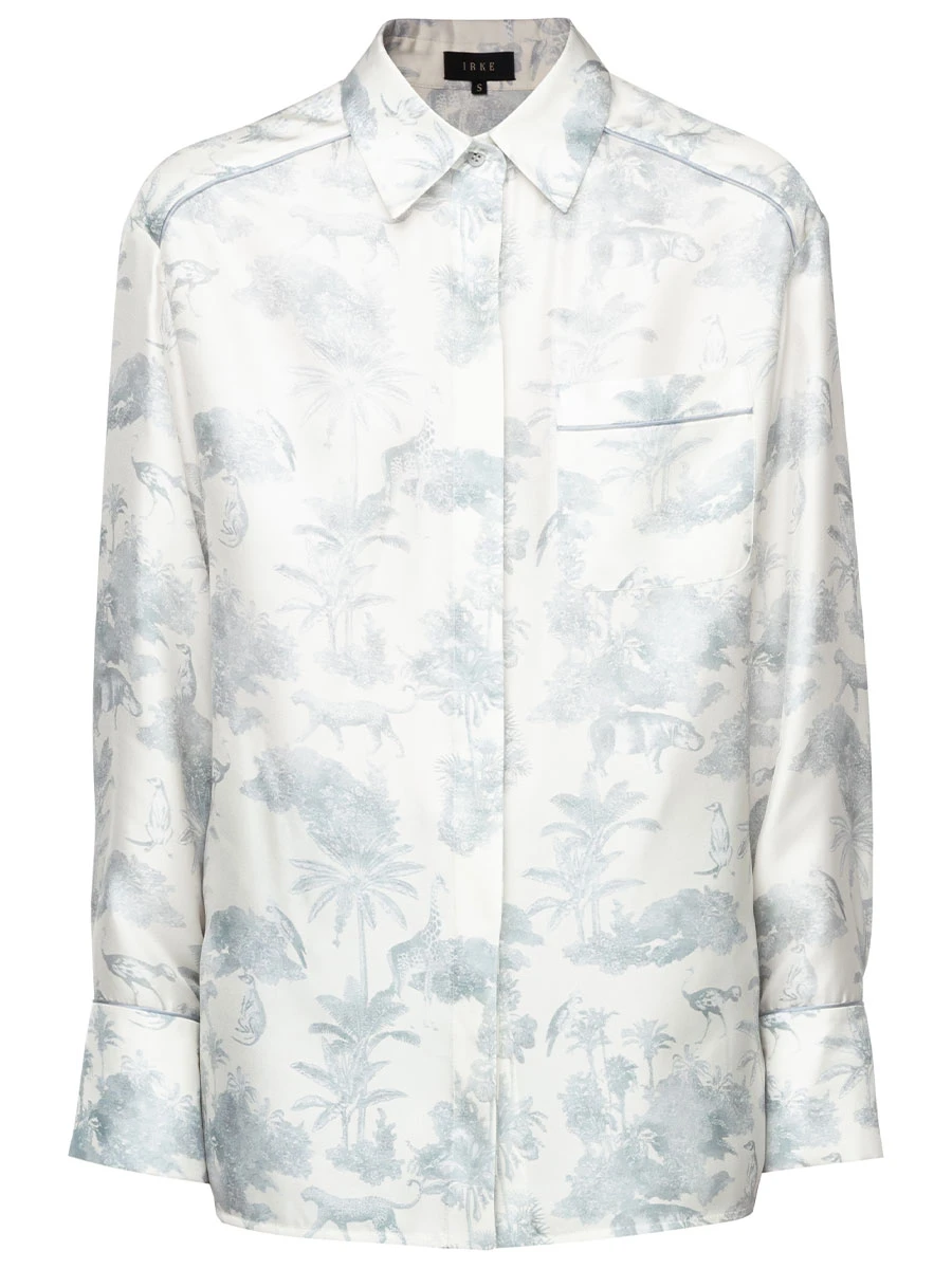 Рубашка шелковая