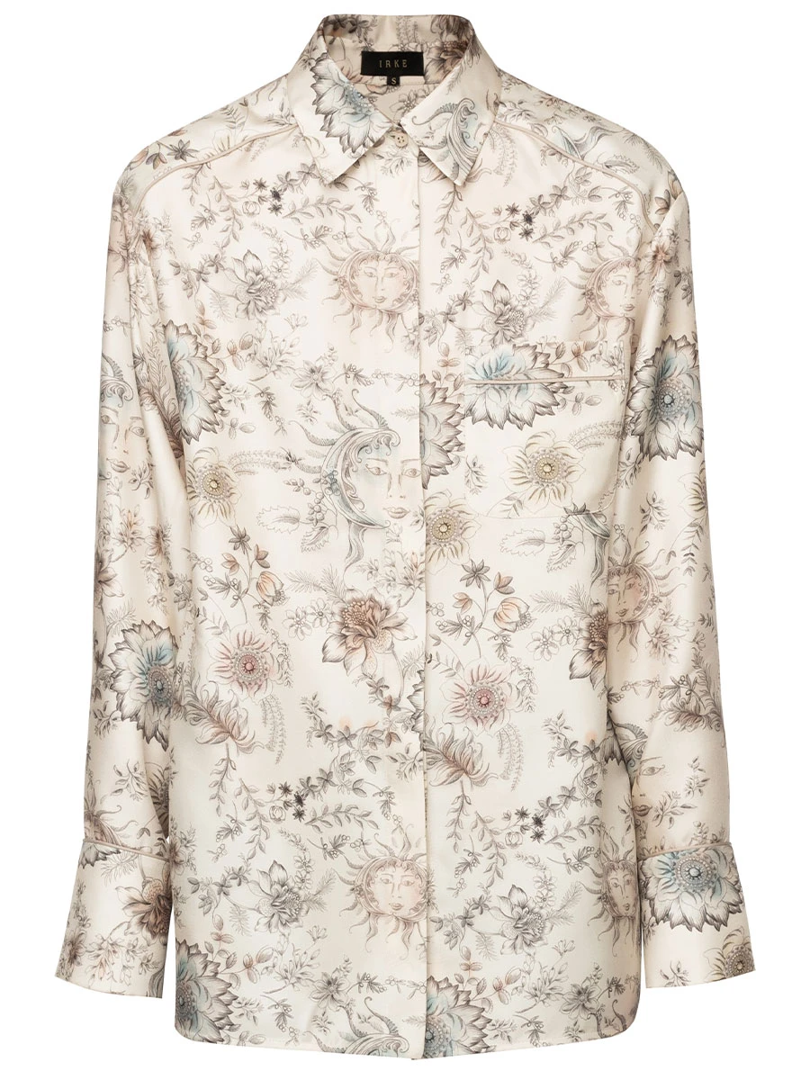 Рубашка шелковая