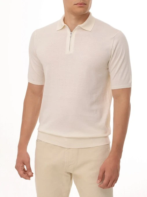 Поло хлопковое FIORONI CASHMERE