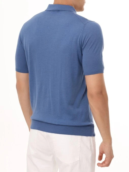 Поло хлопковое FIORONI CASHMERE