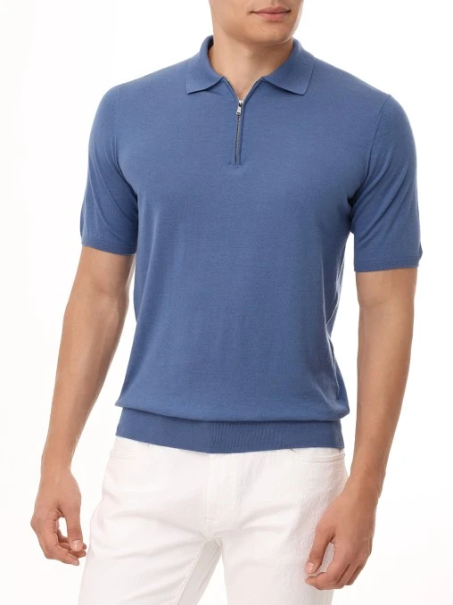 Поло хлопковое FIORONI CASHMERE