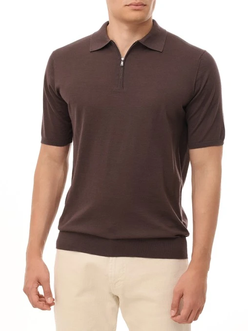Поло хлопковое FIORONI CASHMERE