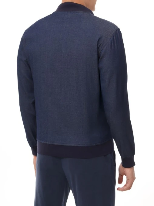 Бомбер хлопковый KITON