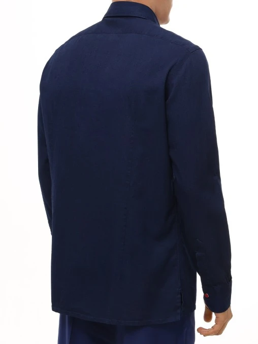 Рубашка Slim Fit хлопковая KITON