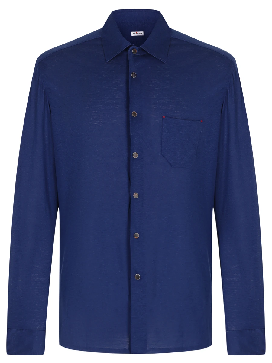 Рубашка Slim Fit из лиоцелла и хлопка