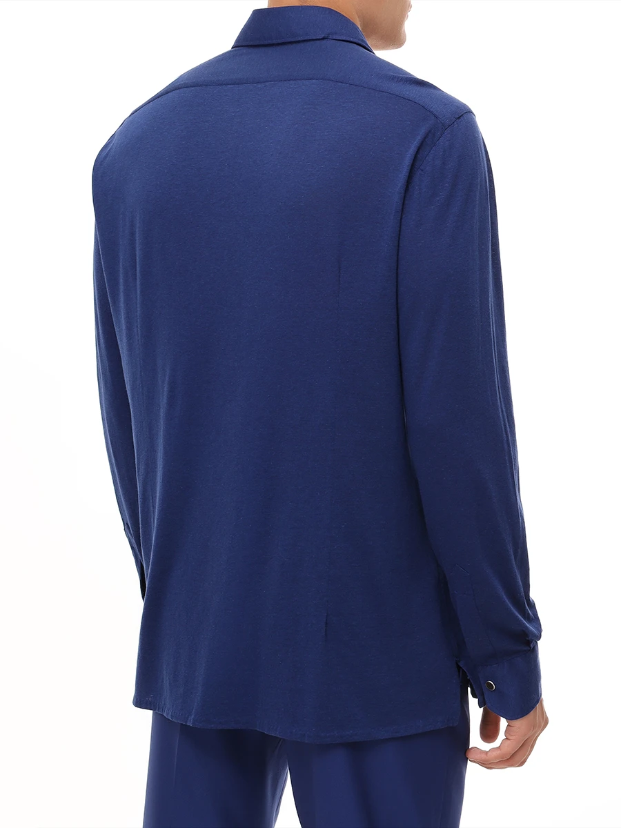 Рубашка Slim Fit из лиоцелла и хлопка