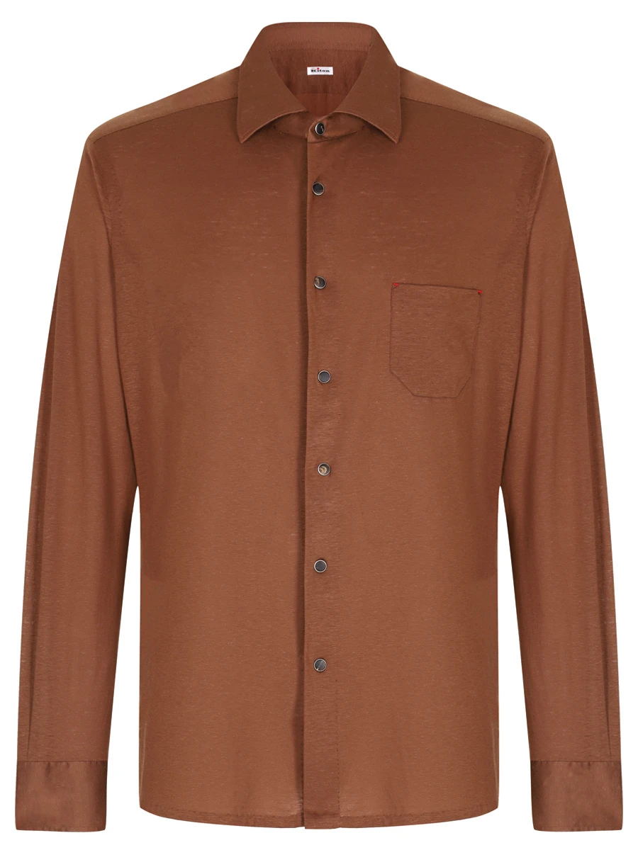 Рубашка Regular Fit из лиоцелла и хлопка