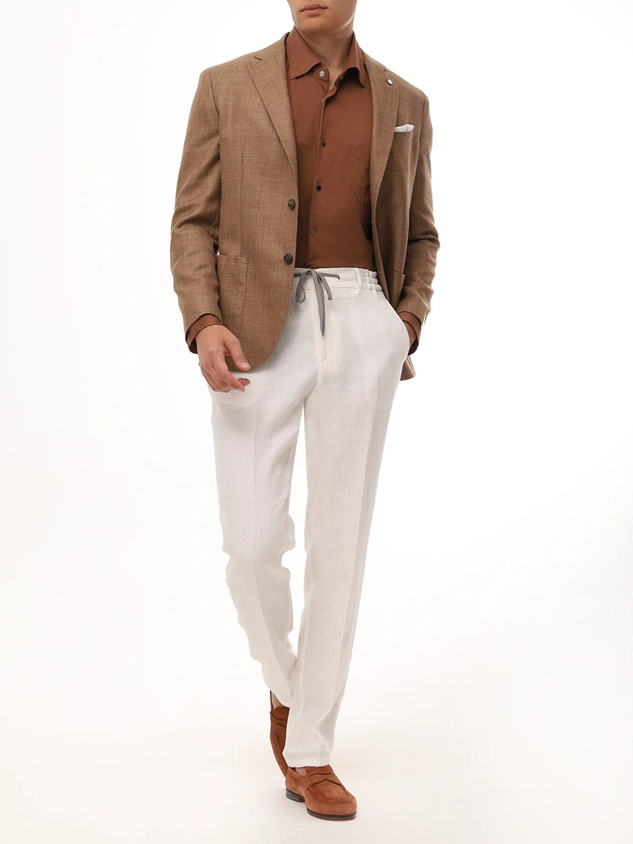 Рубашка Regular Fit из лиоцелла и хлопка