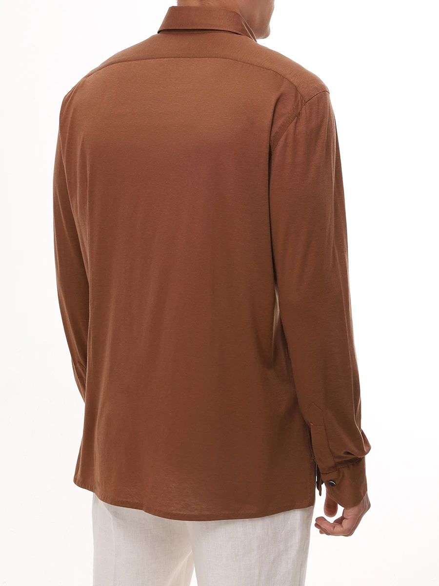 Рубашка Regular Fit из лиоцелла и хлопка