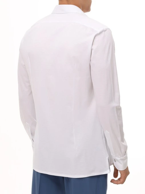 Рубашка Slim Fit хлопковая KITON