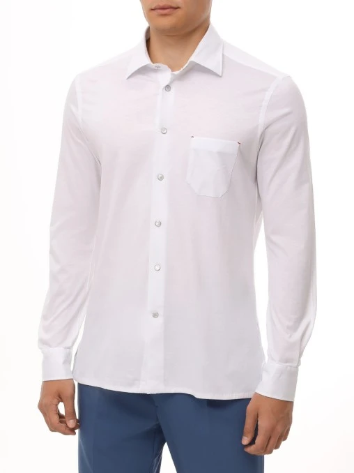 Рубашка Slim Fit хлопковая KITON