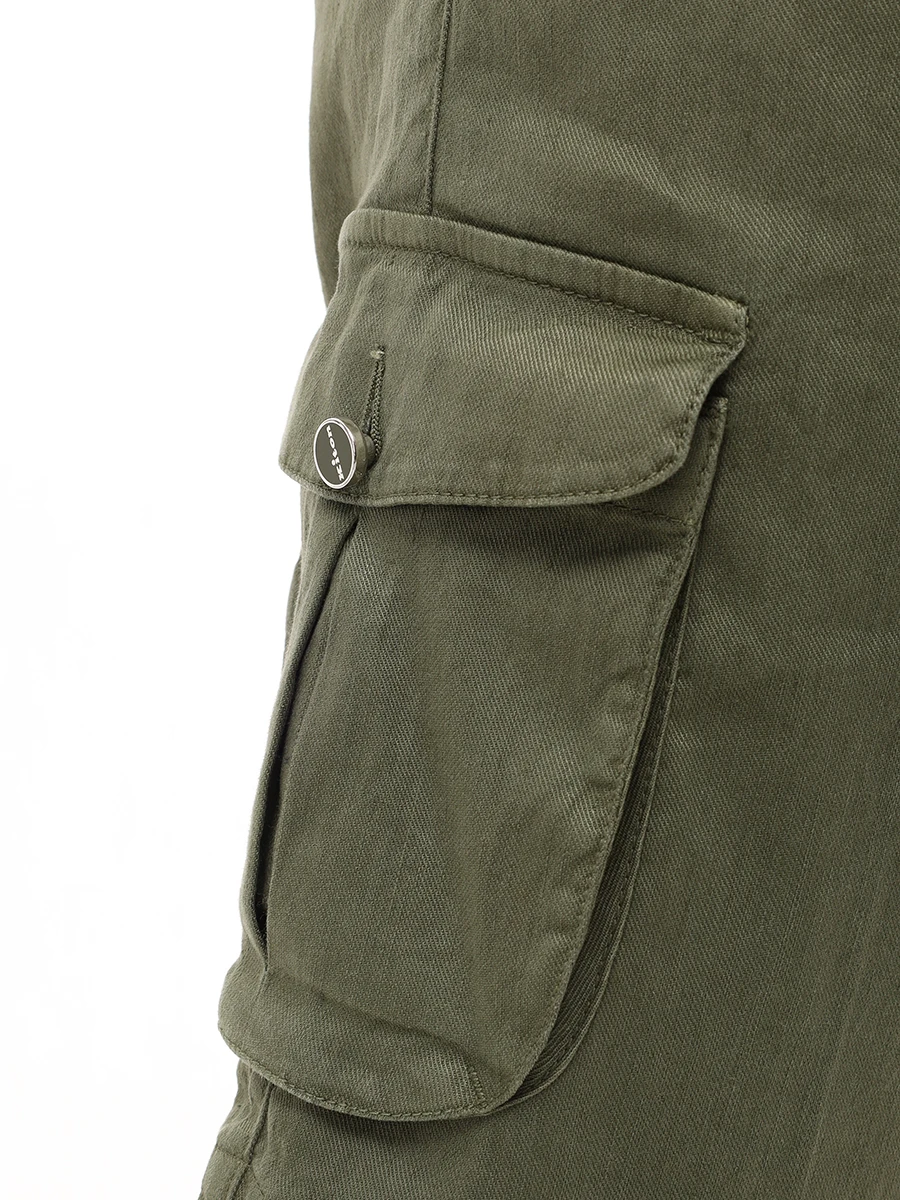 Шорты-карго льняные