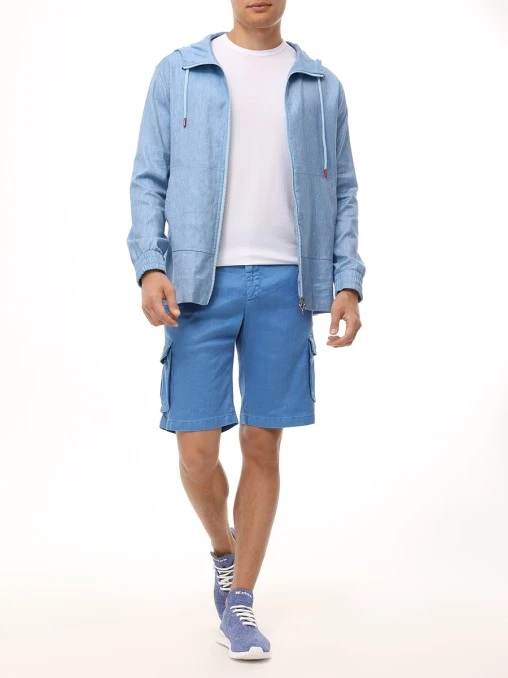 Шорты-карго льняные KITON