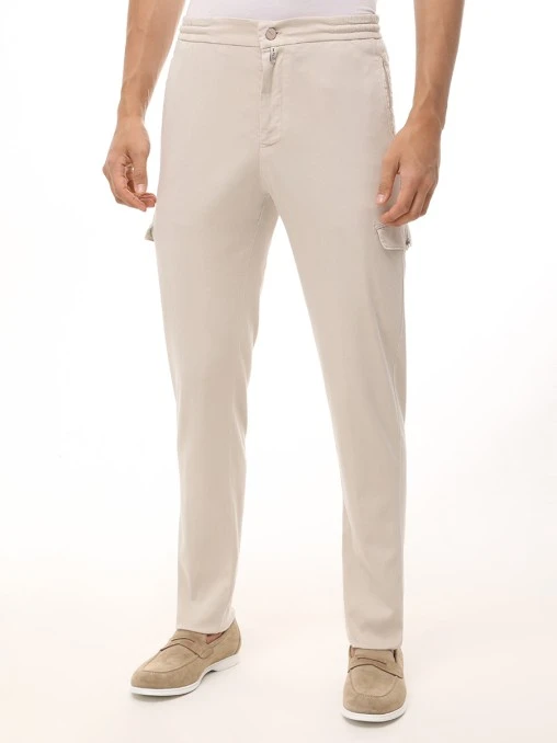 Брюки из лиоцелла KITON