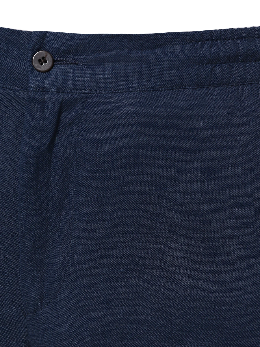 Брюки льняные