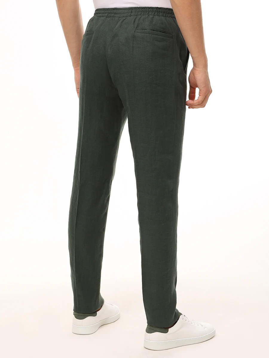 Брюки льняные