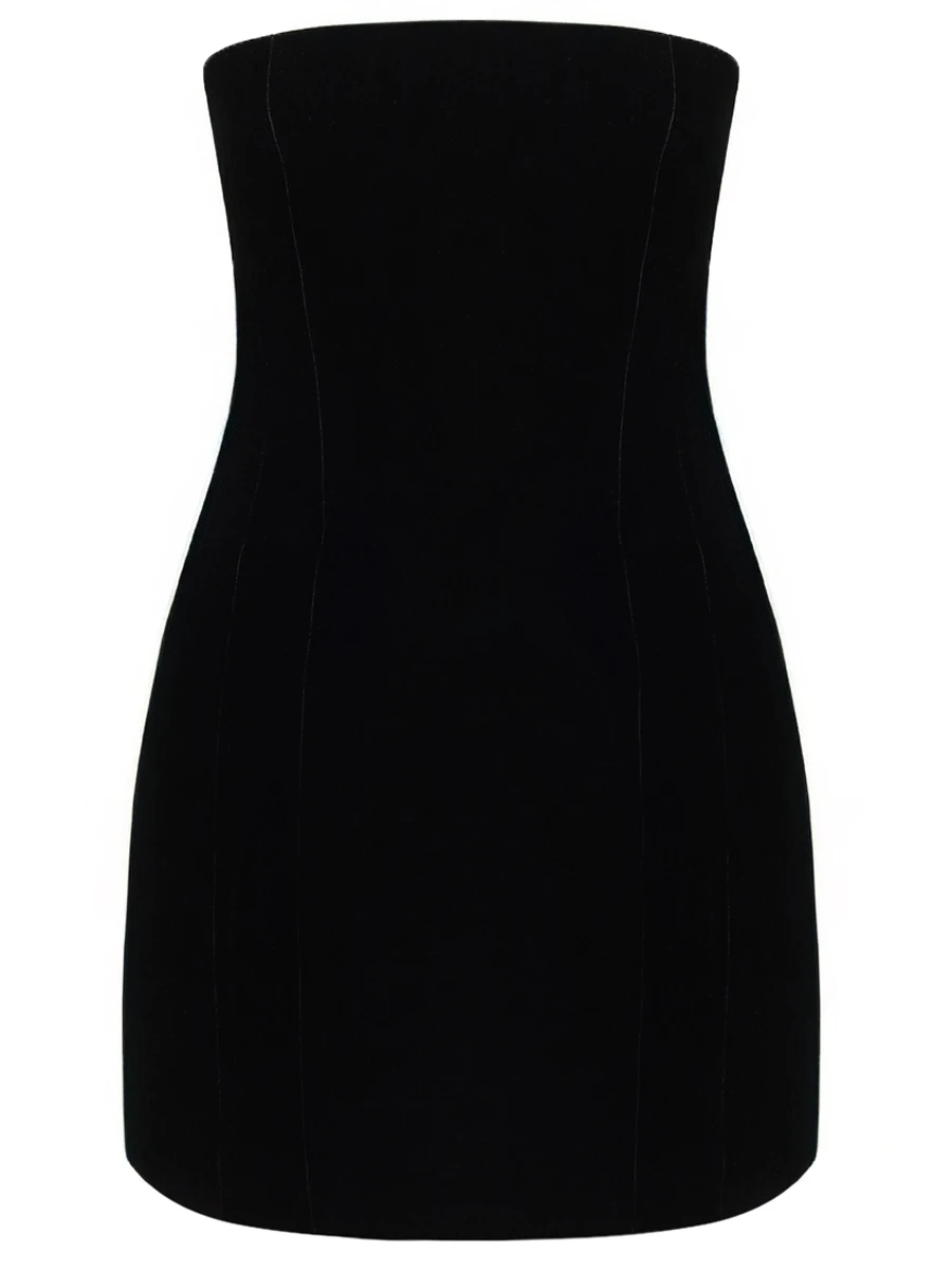 Платье бархатное