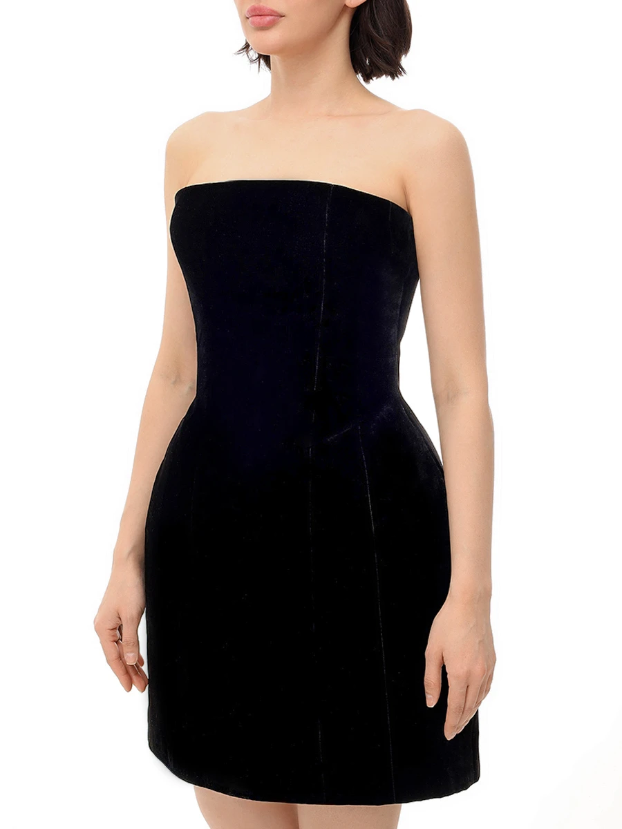 Платье бархатное