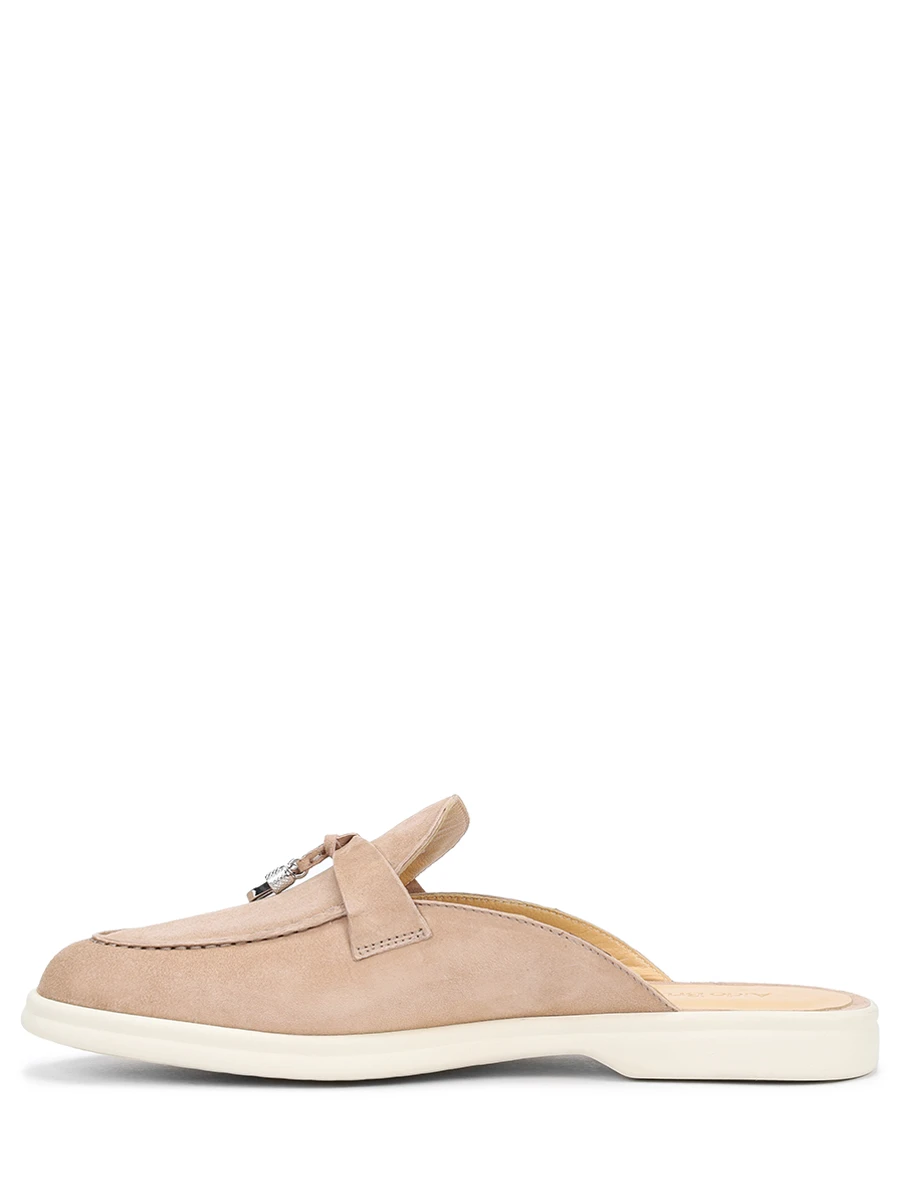 Мюли замшевые