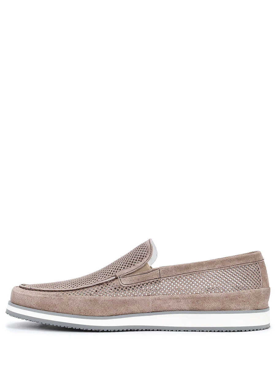 Слипоны замшевые