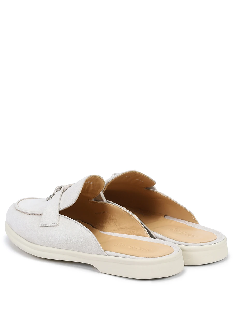 Мюли замшевые