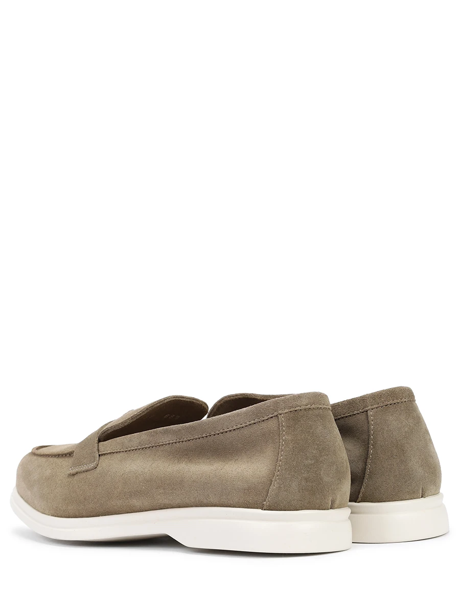 Лоферы замшевые