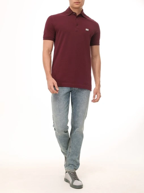 Поло хлопковое DOLCE & GABBANA