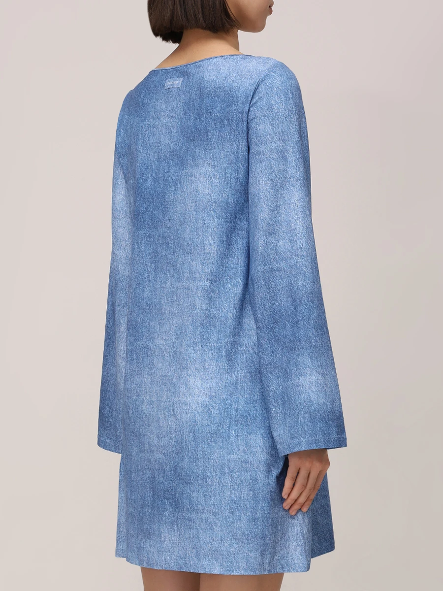 Платье однотонное