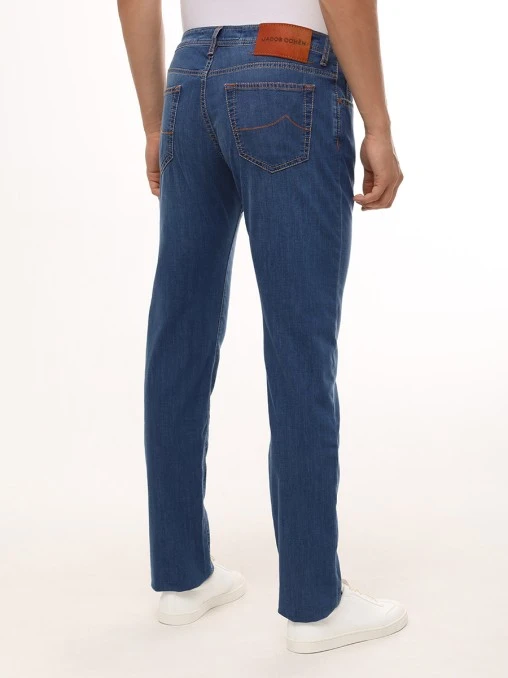 Джинсы Slim Fit хлопковые JACOB COHEN