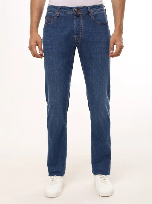 Джинсы Slim Fit хлопковые JACOB COHEN