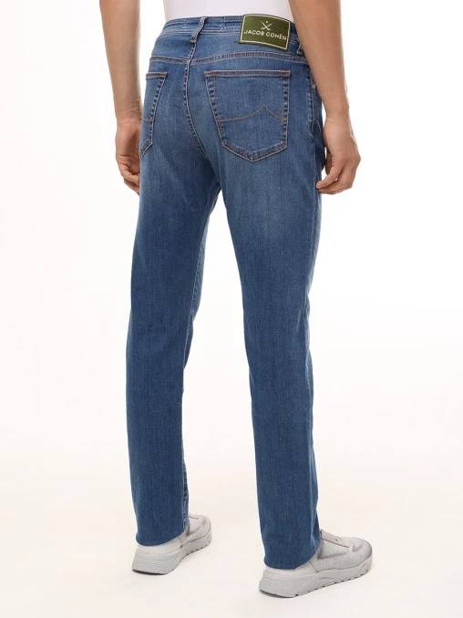 Джинсы Slim Fit хлопковые JACOB COHEN