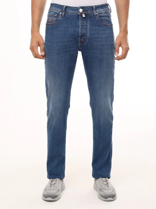 Джинсы Slim Fit хлопковые JACOB COHEN