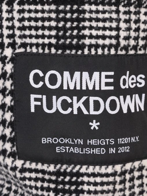 Куртка в клетку COMME DES FUCKDOWN