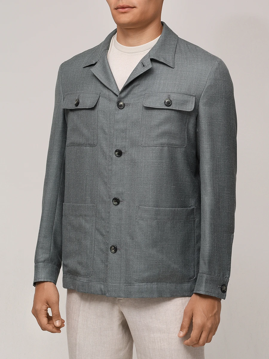 Рубашка шерстяная